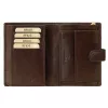  EL FORREST 883-22 RFID hnedá pánska kožená peňaženka 10,5 x 14 x 3 cm