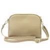 Luka 24-066 DOLLARO taupe női bőr kézitáska 22.5 x 16 x 7 cm