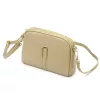 Luka 24-066 DOLLARO taupe női bőr kézitáska 22.5 x 16 x 7 cm