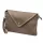 VS 050 mogyoróbarna női bőr kézitáska, válltáska, crossbody 28 x 19 x 6 cm