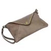 VS 050 mogyoróbarna női bőr kézitáska, válltáska, crossbody 28 x 19 x 6 cm