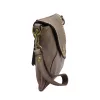 VS 050 mogyoróbarna női bőr kézitáska, válltáska, crossbody 28 x 19 x 6 cm