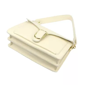   Luka 26-126 D bézs női bőr válltáska 26.5 x 14.5 x 10 cm