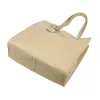  Dámska kožená kabelka cez rameno Luka 25-041 D béžovej farby 32 x 34 x 11 cm