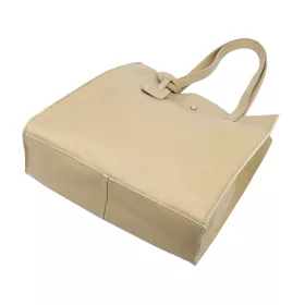    Dámska kožená kabelka cez rameno Luka 25-041 D béžovej farby 32 x 34 x 11 cm