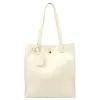  Dámska kožená kabelka cez rameno Luka 25-041 D béžovej farby 32 x 34 x 11 cm