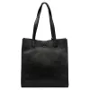  Dámska kožená kabelka cez rameno Luka 25-041 D čierna 32 x 34 x 11 cm