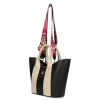  Dámska kožená kabelka cez rameno EGO ES0318WF 030026WL čierna 25 x 17 x 12 cm