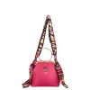  Dámska kožená kabelka cez rameno EGO ES0314WF 030026WL magenta 19×16×8 cm
