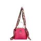  Dámska kožená kabelka cez rameno EGO ES0314WF 030026WL magenta 19×16×8 cm