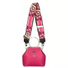  Dámska kožená kabelka cez rameno EGO ES0314WF 030026WL magenta 19×16×8 cm