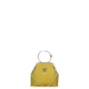  Dámska kožená kabelka cez rameno EGO ES0314WF 010026WL okrová 19×16×8 cm