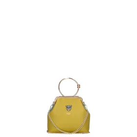    Dámska kožená kabelka cez rameno EGO ES0314WF 010026WL okrová 19×16×8 cm