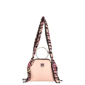    Dámska kožená kabelka cez rameno EGO ES0314WF 020026WL v púdrovej farbe 19×16×8 cm