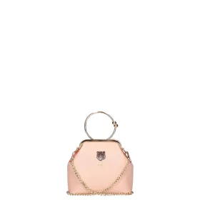    Dámska kožená kabelka cez rameno EGO ES0314WF 020026WL v púdrovej farbe 19×16×8 cm