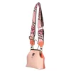  Dámska kožená kabelka cez rameno EGO ES0314WF 020026WL v púdrovej farbe 19×16×8 cm