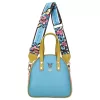  Dámska kožená crossbody kabelka EGO ES0315WF 010026WL svetlomodrá 25 x 24 x 7 cm