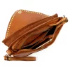  Dámska kožená kabelka VS 050 v koňakovej farbe 28 x 19 x 6 cm