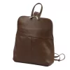  Dámsky hnedý hovädzí kožený batoh Voyager 517 DOLLARO 23 x 27 x 8 cm