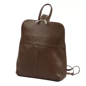    Dámsky hnedý hovädzí kožený batoh Voyager 517 DOLLARO 23 x 27 x 8 cm