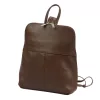  Dámsky hnedý hovädzí kožený batoh Voyager 517 DOLLARO 23 x 27 x 8 cm