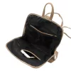  Dámsky ruksak Voyager 517 DOLLARO z hovädzej kože v tmavomodrej farbe 23 x 27 x 8 cm