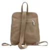 Dámsky ruksak Voyager 517 DOLLARO z hovädzej kože v tmavomodrej farbe 23 x 27 x 8 cm