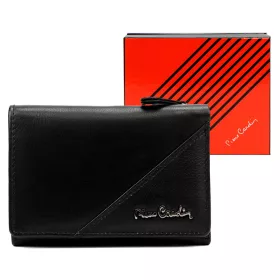    Dámska peňaženka Pierre Cardin TILAK161 2585 z čiernej hovädzej kože 12,3 x 8,5 x 2,5 cm
