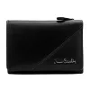  Dámska peňaženka Pierre Cardin TILAK161 2585 z čiernej hovädzej kože 12,3 x 8,5 x 2,5 cm