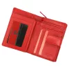  Dámska peňaženka Pierre Cardin TILAK161 2571 červená z hovädzej kože 9,5 x 13,5 x 4 cm