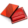  Dámska peňaženka Pierre Cardin TILAK161 36 červená z hovädzej kože 11,5 x 8,5 x 3,5 cm