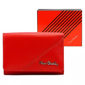    Dámska peňaženka Pierre Cardin TILAK161 1835 z hovädzej kože, červená, 11,5 x 8 x 3,3 cm