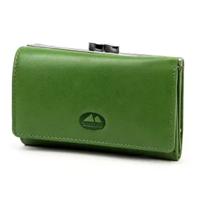    Dámska peňaženka z hovädzej kože EL FORREST 948-151 s RFID, zelená, 14,5 x 9 x 3,5 cm