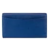  Dámska peňaženka z hovädzej kože EL FORREST 919-351 s RFID modrou farbou 16,5 x 9,5 x 3,5 cm