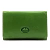  Dámska peňaženka z hovädzej kože EL FORREST 900-151 s RFID zelenou farbou 12 x 8 x 3 cm