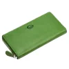  Dámska peňaženka z hovädzej kože EL FORREST 833-151 s RFID, zelená, 19,5 x 9,5 x 2,2 cm