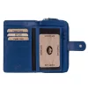  Dámska peňaženka z hovädzej kože EL FORREST 821-351 s RFID modrou farbou 8,5 x 13 x 3 cm