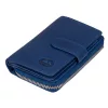  Dámska peňaženka z hovädzej kože EL FORREST 821-351 s RFID modrou farbou 8,5 x 13 x 3 cm