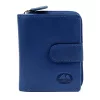  Dámska peňaženka z hovädzej kože EL FORREST 820-351 s RFID modrou farbou 9 x 11 x 3 cm