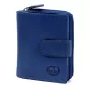  Dámska peňaženka z hovädzej kože EL FORREST 820-351 s RFID modrou farbou 9 x 11 x 3 cm