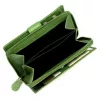  Dámska peňaženka z hovädzej kože EL FORREST 813-151 s RFID zelenou farbou 9,5 x 13,5 x 3,5 cm