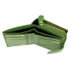  Dámska peňaženka z hovädzej kože EL FORREST 813-151 s RFID zelenou farbou 9,5 x 13,5 x 3,5 cm