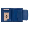  Dámska peňaženka z hovädzej kože EL FORREST 727-351 s RFID modrou farbou 12,5 x 10,5 x 3 cm