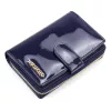  Dámska peňaženka z hovädzej kože Mato Grosso 0813-32 s RFID v námorníckej modrine 10 x 13,5 x 3,5 cm