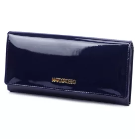    Dámska peňaženka z hovädzej kože Mato Grosso 0743-32 s RFID v námorníckej modrine 18,5 x 9 x 3,5 cm