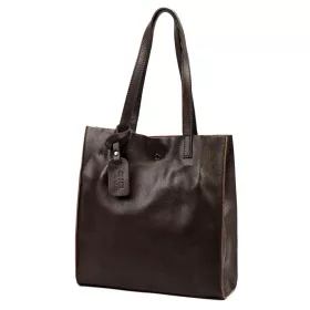    Luka 25-041 DOLLARO hnedá dámska kožená kabelka 32 x 34 x 11 cm