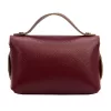  Dámska kožená kabelka Luka 26-106 DOLLARO bordovej farby 19 x 13 x 9 cm