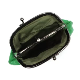   Dámska peňaženka Money Kepper 7137/2023 zelená z hovädzej kože 14 x 10 x 3 cm