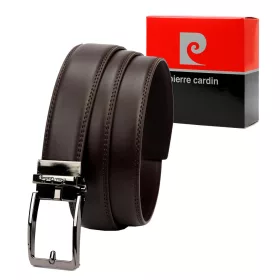  Pánsky kožený opasok Pierre Cardin 3364 GG49 D.BROWN