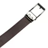  Pánsky kožený opasok Pierre Cardin 3364 GG49 D.BROWN